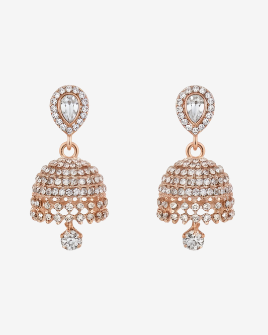 Golden Mini Jhumka Stud Earrings